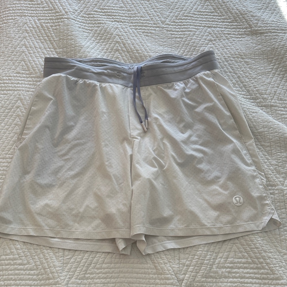 lululemon athletica Men's White Athletic Shorts